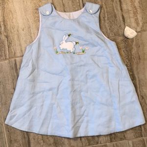 NWT Rosalina Collection Bunny Easter Appliqué Dress 4T